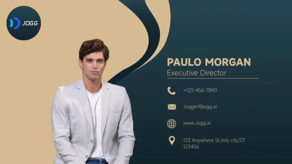 Golden Business Card
