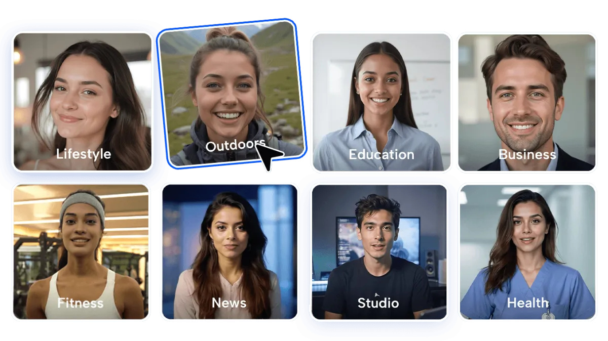AI Avatars Using Scenarios