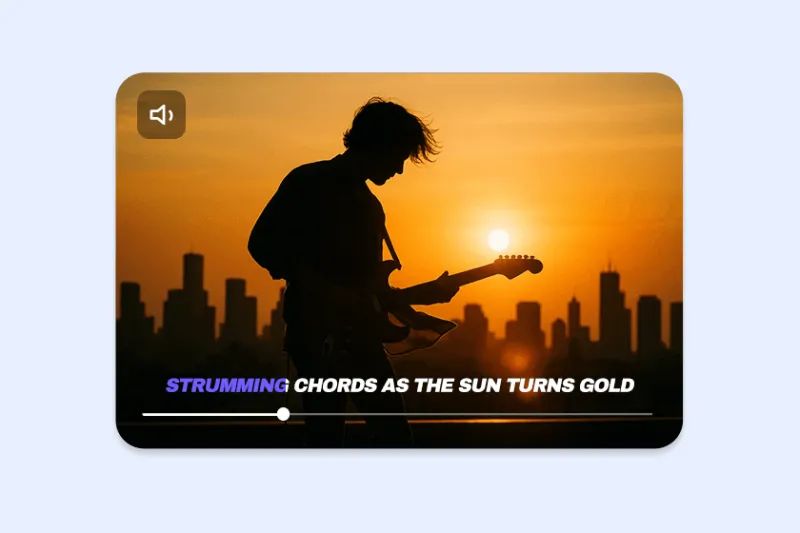 Stylish Lyric Videos