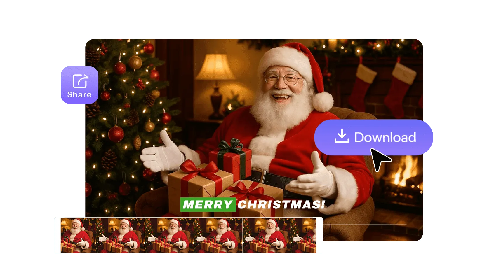 AI Santa Video