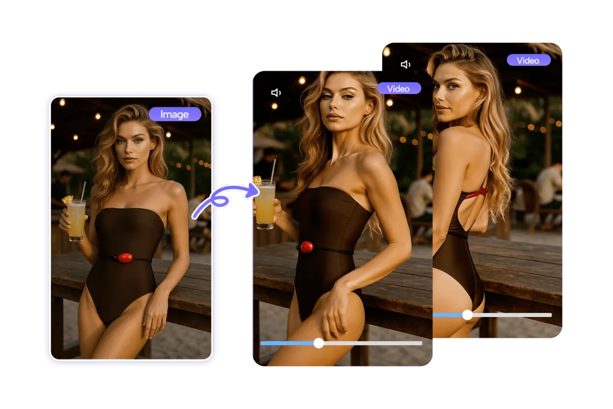 Bikini video transformation