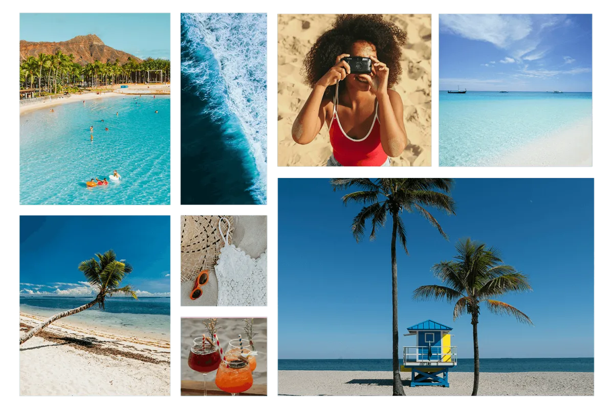 Collage video template