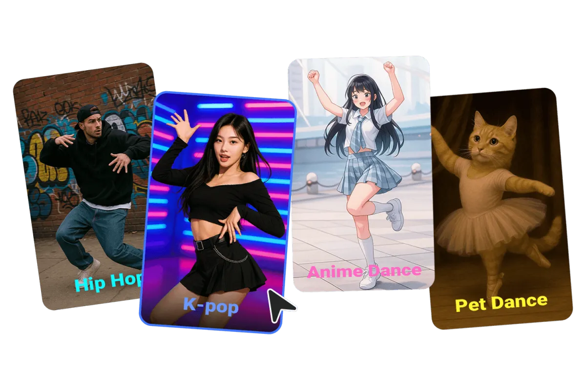 Create AI Dance Videos in Any Style