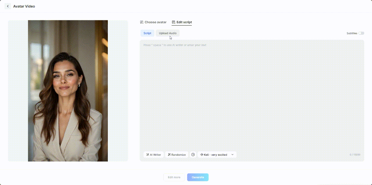 text-to-avatar-video-create