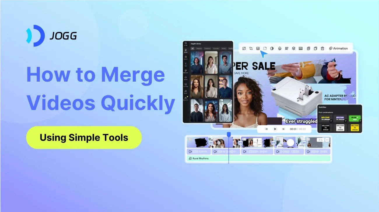 How to merge videos quickly