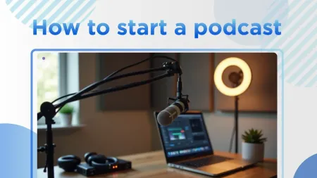 How to start a podcast feature image