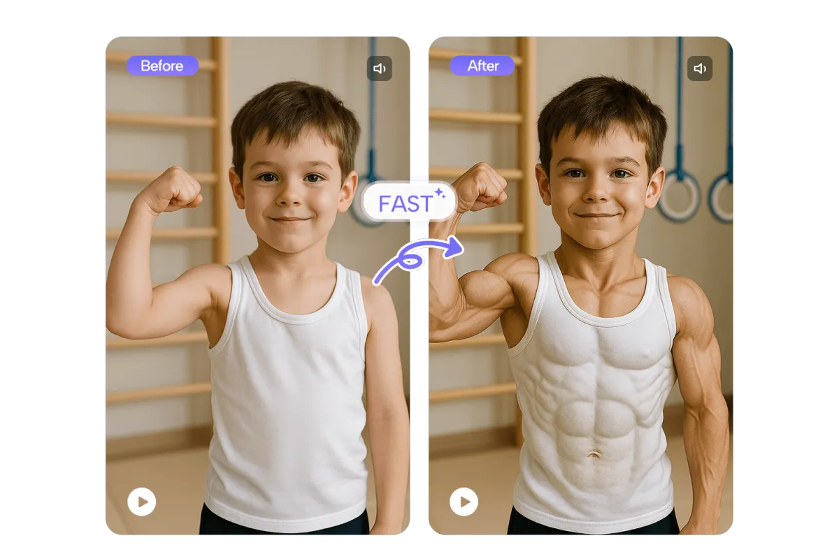 Instant Gereration For Muscle Generation