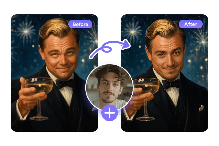 Swap Face with Movie Roles
