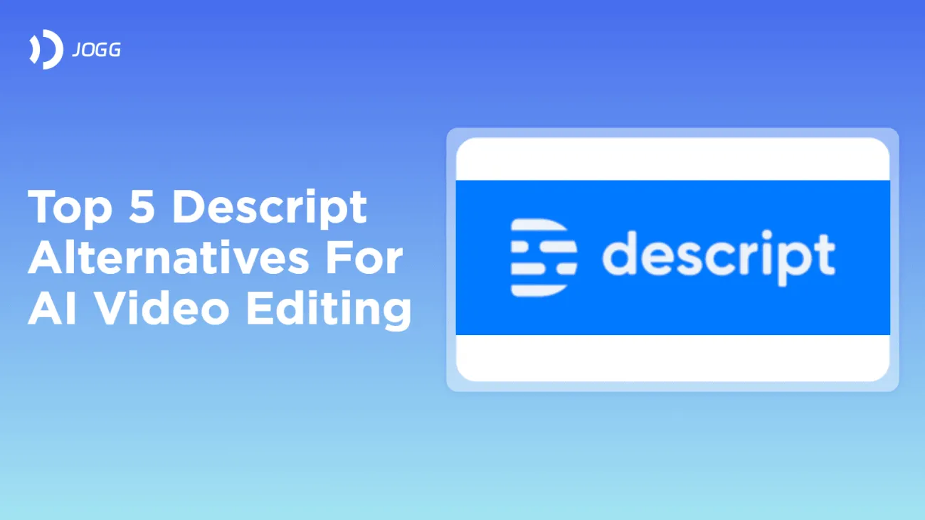 TOP 5 descript alternatives