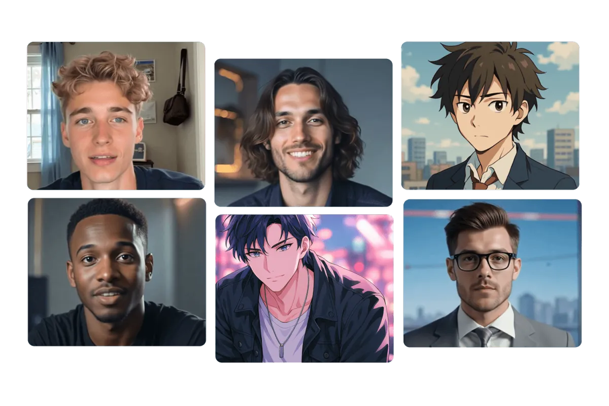 multiple ai boyfriend styles